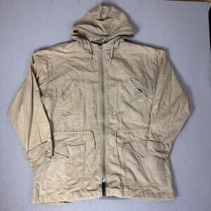 Urban Equipment Men’s L Khaki Ramie Cotton Hooded Field Utility Jacket